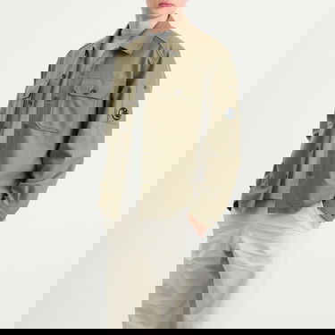 Skjorta C.P. Company C.P. Company Felt Lens Overshirt Grön | 19CMOS271A-110498A-652, 2