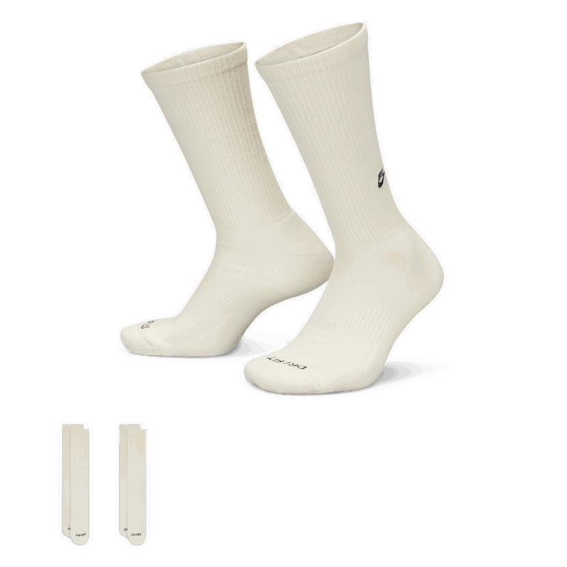 Strumpor Nike Everyday 2pairs Vit | FZ3073-133