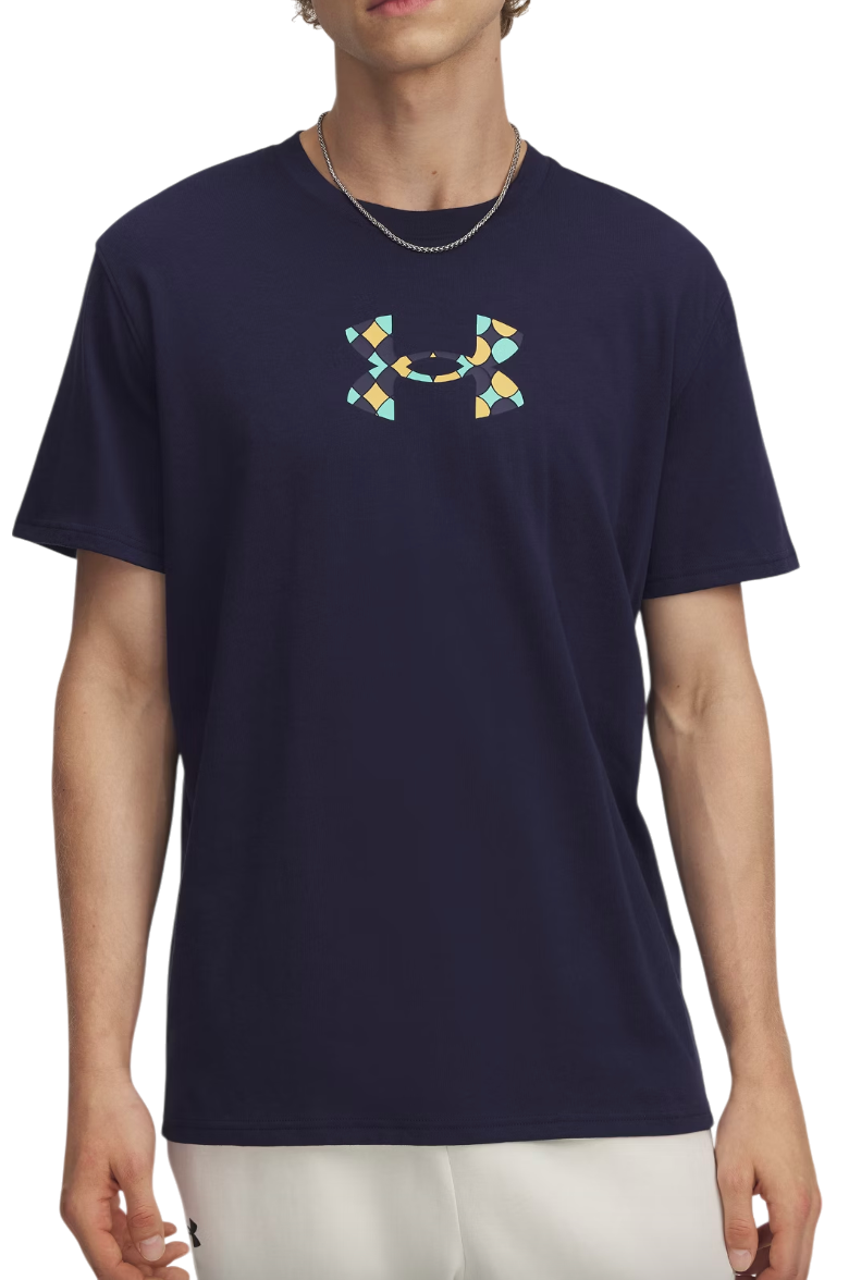 T-shirt Under Armour Holiday HW Short Sleeve T-Shirt Mörkblå | 6000575-410