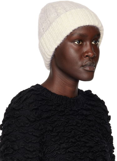 Mössa Cecilie Bahnsen Imogen Knit Beanie Beige | 2.22KNI40004, 1