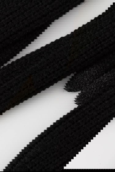 Handskar UGG UGG Rib Knit Mittens Svart | 101022-BLK, 2