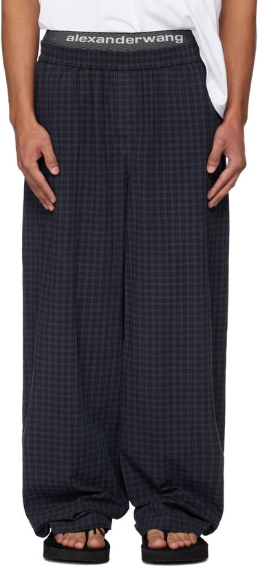 Byxor Alexander Wang Alexander Wang Relaxed Trousers Blå | 6WC3254885, 0