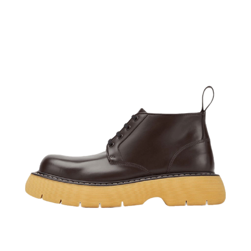 Sneakers och skor Bottega Veneta Bounce Swell Leather Ankle Boots Svart | 651256V00H02062