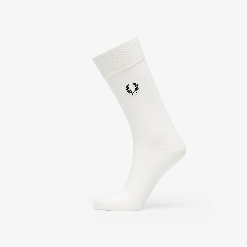 Strumpor Fred Perry Classic Laurel Wreath Sock White Vit | C7135 L59