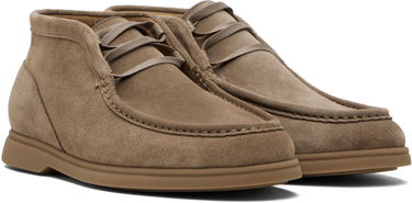 Kläder och accessoarer BOSS Suede Desert Boots with Stitching Brun | 50548119, 4