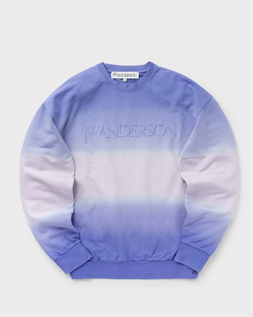 Sweatshirt JW Anderson LOGO EMBROIDERY GRADIENT SWEATSHIRT Blå | JW0191-PG1632-748