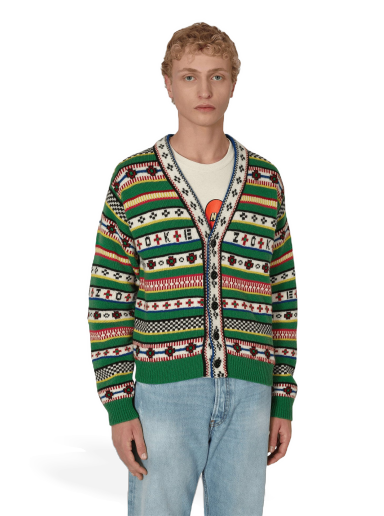 Sweater KENZO Fairisle Jacquard Cardigan Flerfärgad | FC65CA3173CH 57