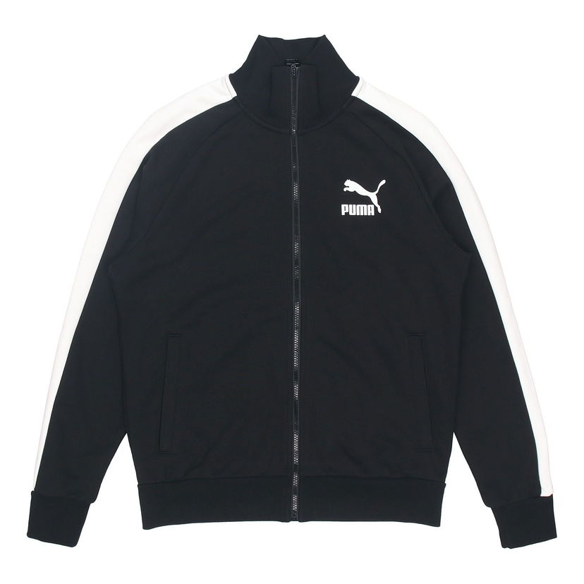 Vindjacka Puma Classic Stand Collar Splicing Jacket Svart | 532935-01