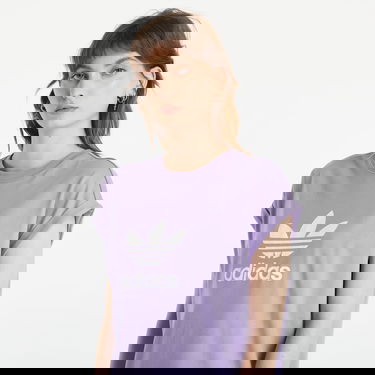 Klä adidas Originals New Short Sleeve Dress Purpur | IC5482, 2