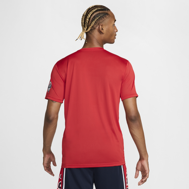 T-shirt Nike USA Practice Basketball Tee Röd | FQ3628-614, 2