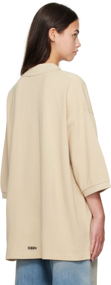 Polotröja 032C 032c Fainting Cross Oversized Polo Beige | F25-URC-0459-550-W, 2