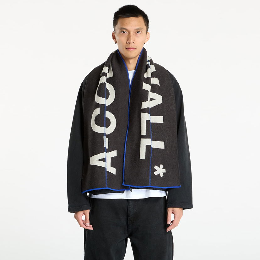 Halsduk A-COLD-WALL* A-COLD-WALL* Typographic Scarf Svart | ACWUA224 Grey