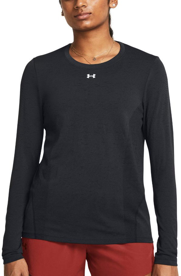 T-shirt Under Armour Vanish Seamless Loose Long Sleeve T-Shirt Svart | 1384407-001