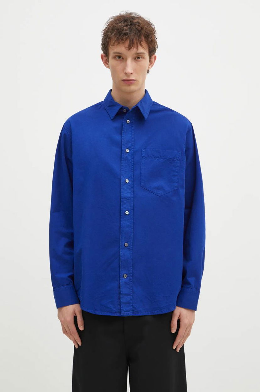 Skjorta WOOD WOOD Wood Wood Nico Relaxed Fit Shirt Blå | 12435300.1189