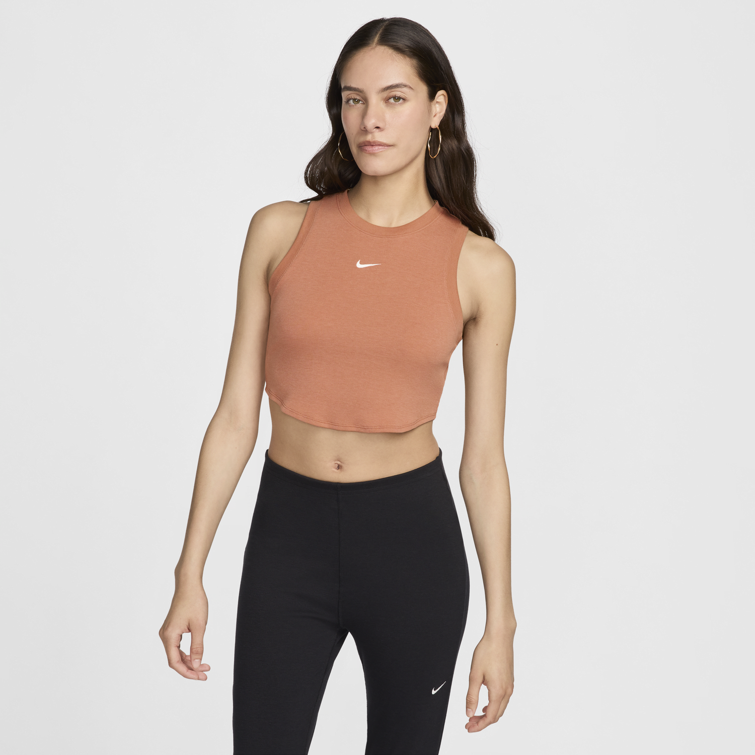 Linne Nike Sportswear Chill Knit Brun | FB8279-212, 0