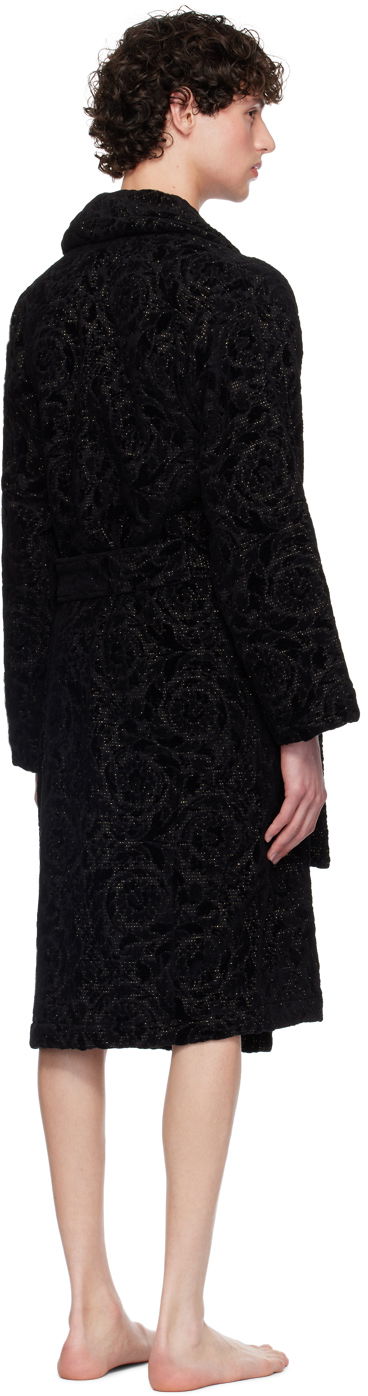 Pyjamas Versace Barocco Robe Svart | ZACJ00010_1A08851, 2