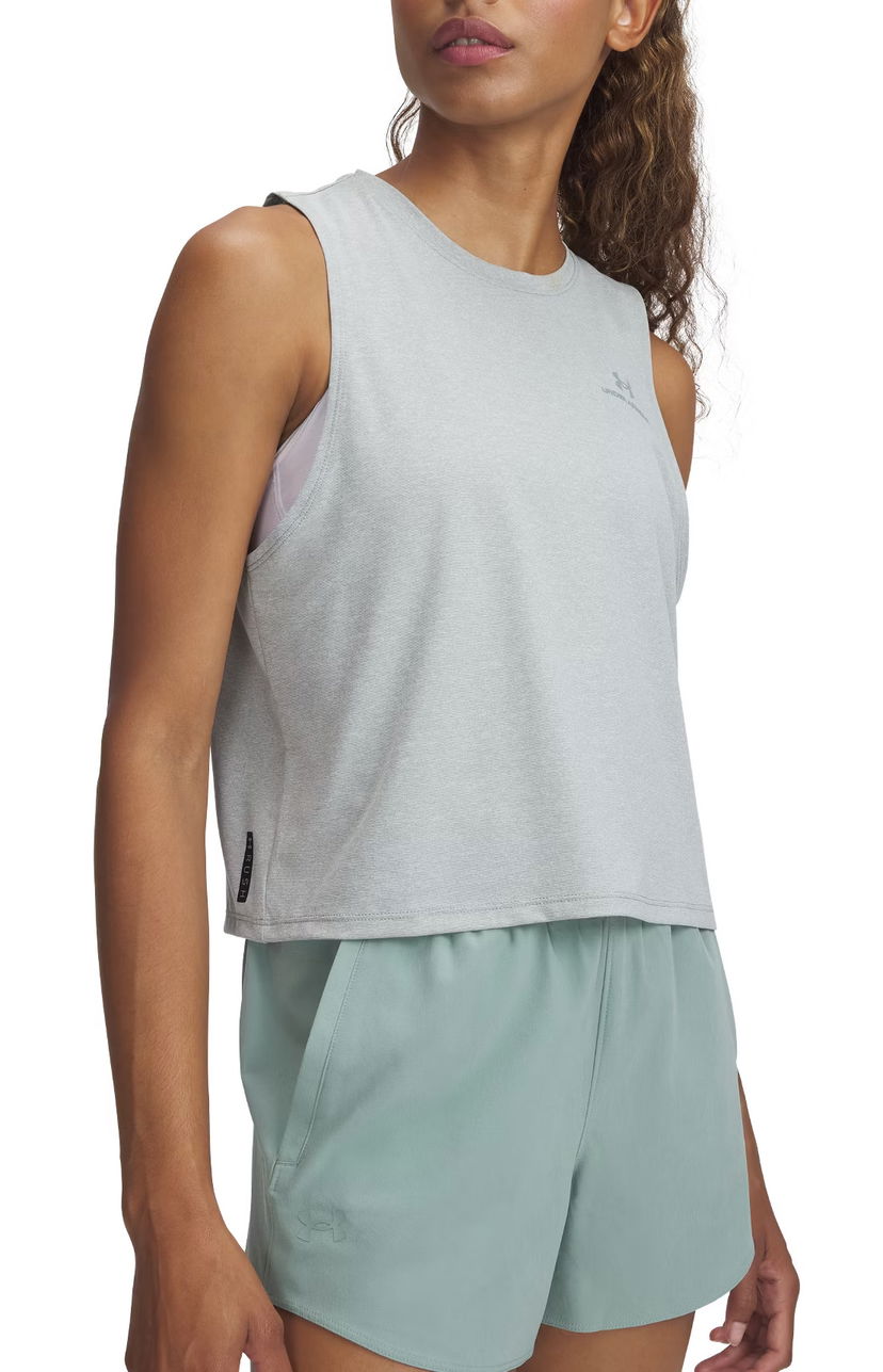 Linne Under Armour Under Armour Vanish Energy Crop Tank Top Grå | 1383654-348