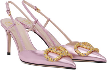 Sneakers och skor Valentino Valentino Garavani VLogo Signature Slingback Heels Rosa | 6W2S0R01LUY, 3