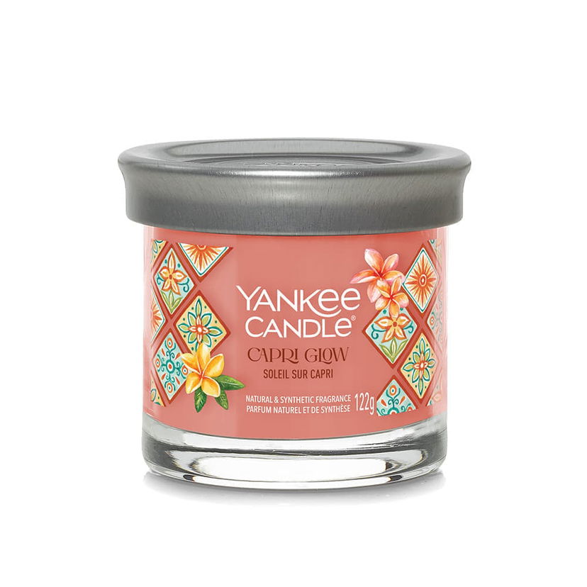 Ljus Yankee Candle Signature Tumbler Small Capri Glow 122g Rosa | 43126