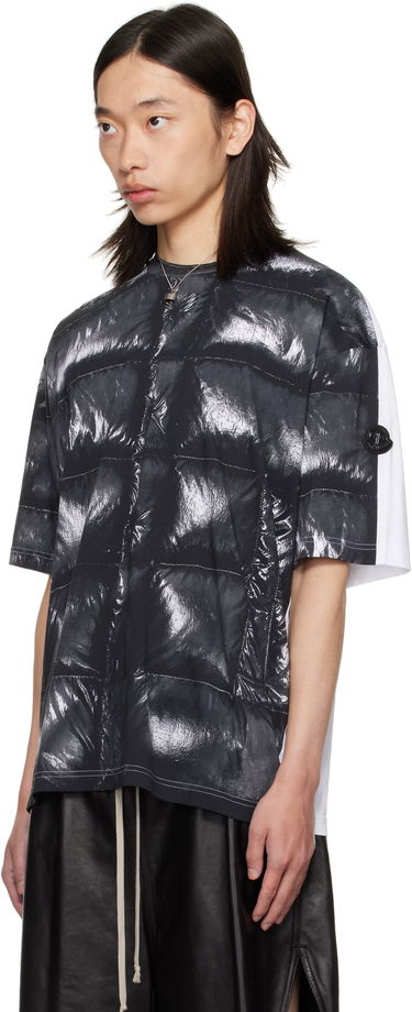 T-shirt Moncler Moncler Genius x A$AP Rocky Glossy Padded Short Sleeve T-Shirt Svart | K24048C0000189AYW, 3