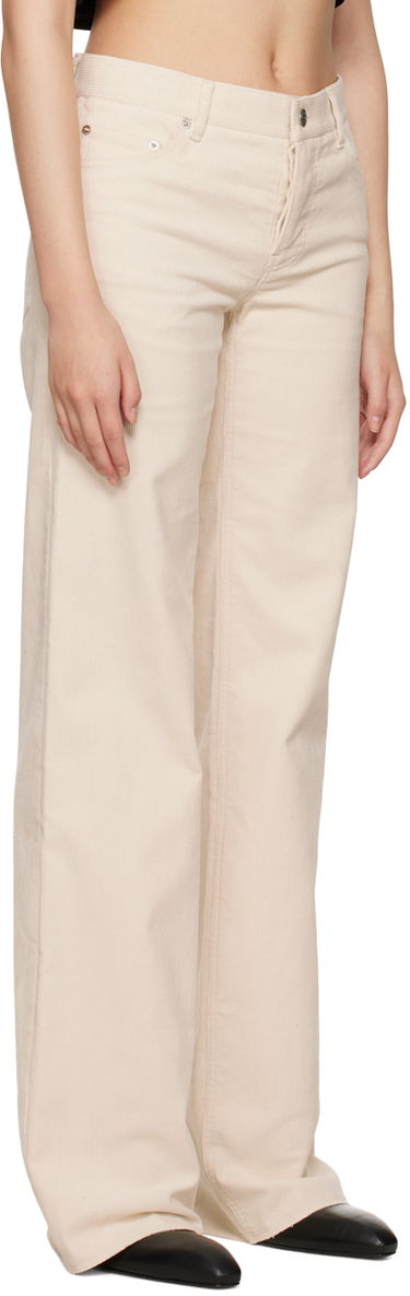 Byxor We11done We11done Loose-Fit Corduroy Trousers Beige | WD-PT3-22-287-W-WH, 1