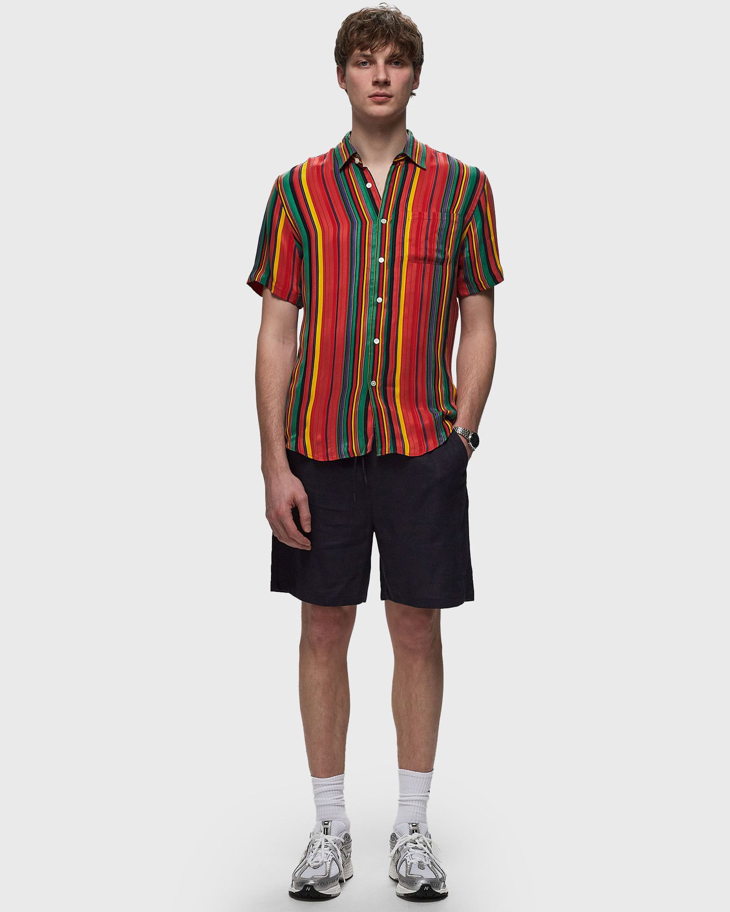Skjorta Portuguese Flannel STRONG STRIPES Röd | SS24.0083-MULTI, 1