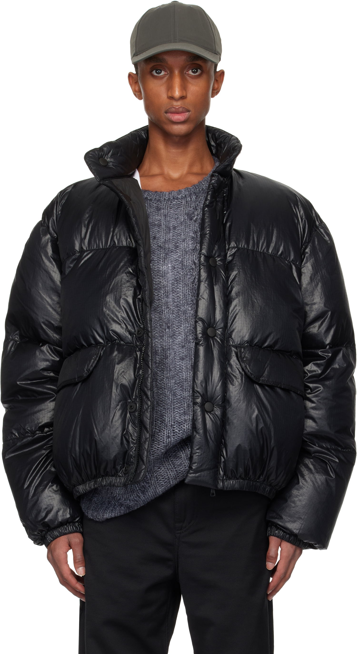 Pufferjacka OUR LEGACY Inhale Puffa Jacket Svart | M4231IPB, 0