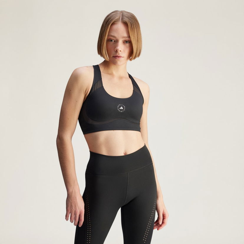 Behå adidas Performance adidas by Stella McCartney TruePurpose Power Impact Medium Support Sports Bra Svart | JF3759