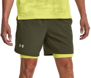 Shorts Under Armour Launch 7'' 2v1 Grön | 1361497-390, 0