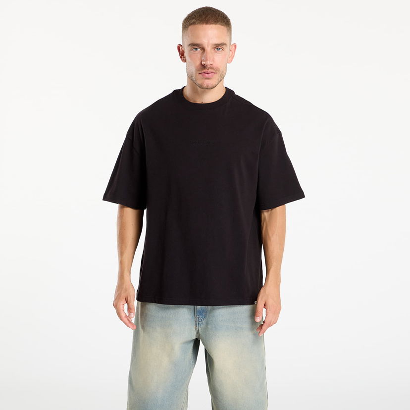 T-shirt Mitchell & Ness Mitchell & Ness Branded Script Oversized Tee Svart | FC9605-MNNBLCK