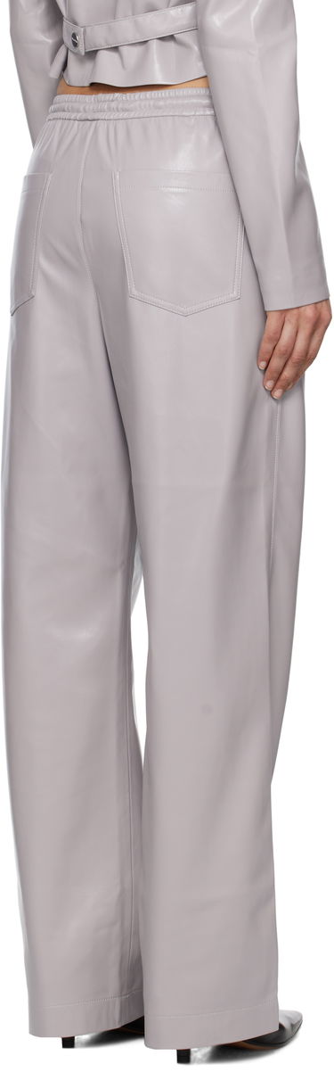 Byxor Nanushka Nanushka Calie Faux Leather Trousers Grå | NW25RSPA06492, 2