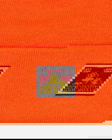 Mössa Ben Davis Orange Logo Beanie Orange | BEN9296 001, 4