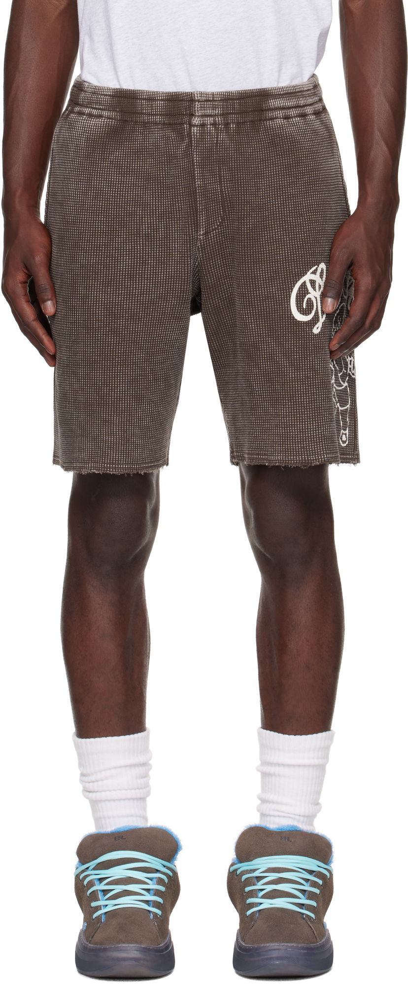 Shorts Dime Dime Waffle Fighter Shorts Brun | DIMESU2518BRW