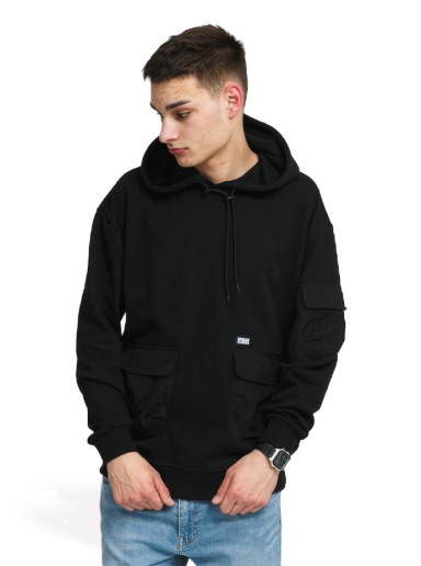 Sweatshirt Urban Classics Commuter Hoody Svart | TB4135 Black