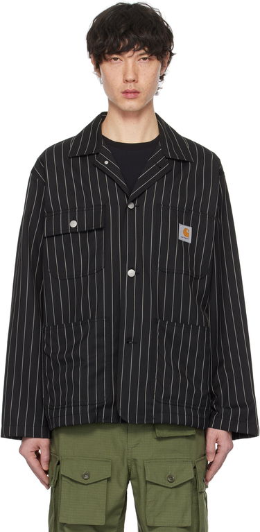 Jacka Carhartt WIP Work In Progress Seaton Pinstriped Blazer Svart | I034437, 0