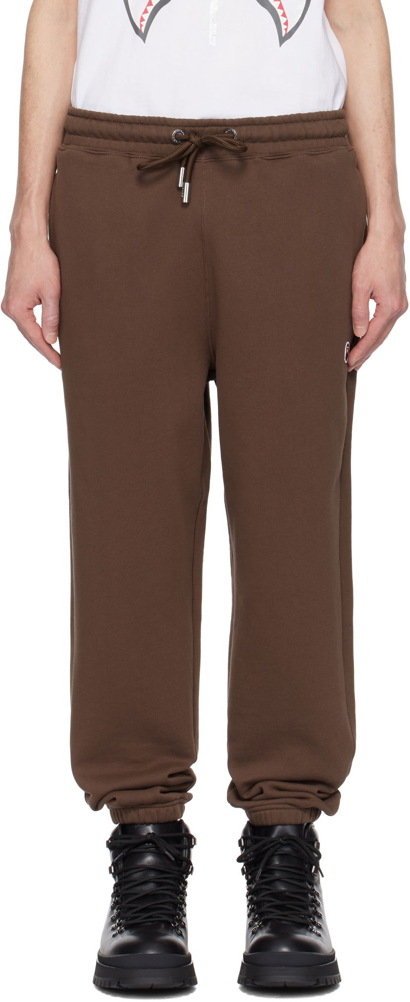 Träningsbyxor BAPE Relaxed Fit Sweatpants Brun | 001PTK801311M