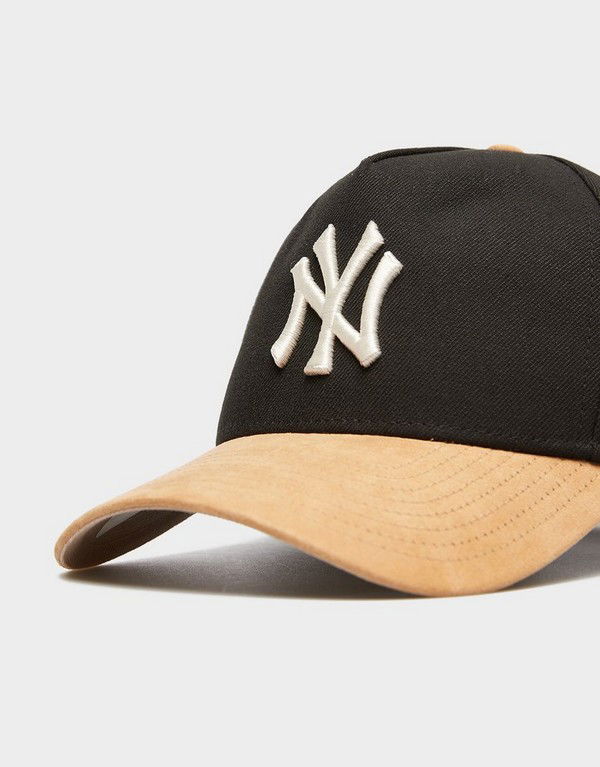 Keps New Era New York Yankees Suede Visor Eframe Cap Beige | 60759008, 1