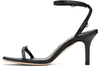 Tillbehör Aeyde Aeyde Hallie Leather Stiletto Heeled Sandals Svart | A11-HS-HTLS13ST134-FW24-800-007, 2