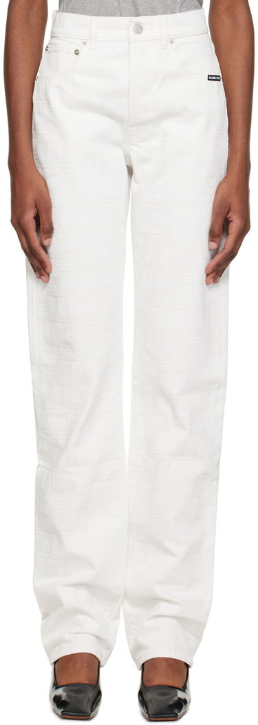 Jeans VETEMENTS Monogram Jeans Vit | VL14PA300W, 0