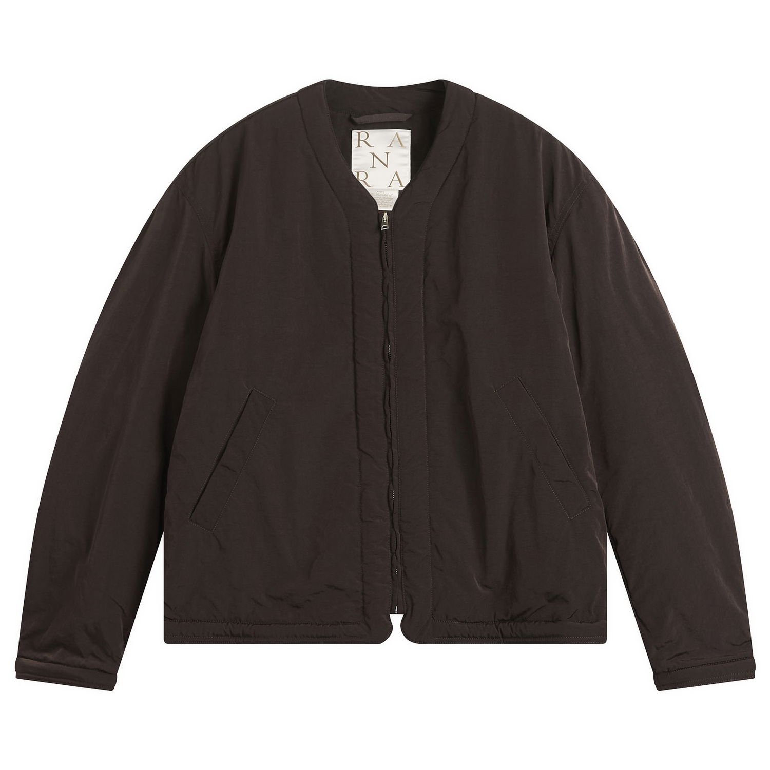 Jacka Ranra Ascender Canvas Nylon Jacket And Fleece Lining Brun | AMFW25OW04581-C701, 1