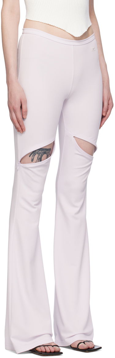 Damasker Courrèges Cutout Flare Trousers Svart | 224JPA232JS0066, 4