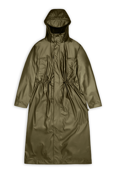 Regnrock Rains Long Jacket With Adjustable Waist Grön | 12120-105, 9