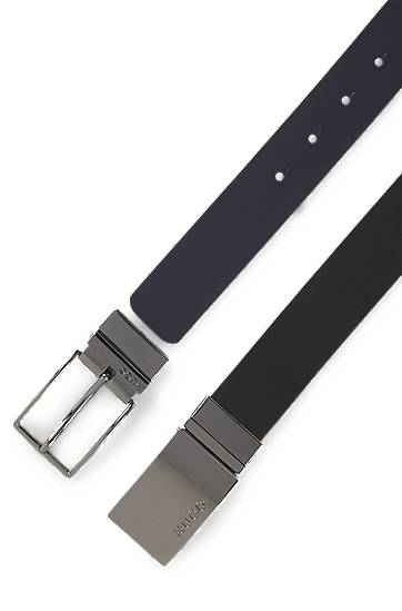 Bälten BOSS Gift-boxed Reversible Belt in Italian Leather Svart | 50553976, 1