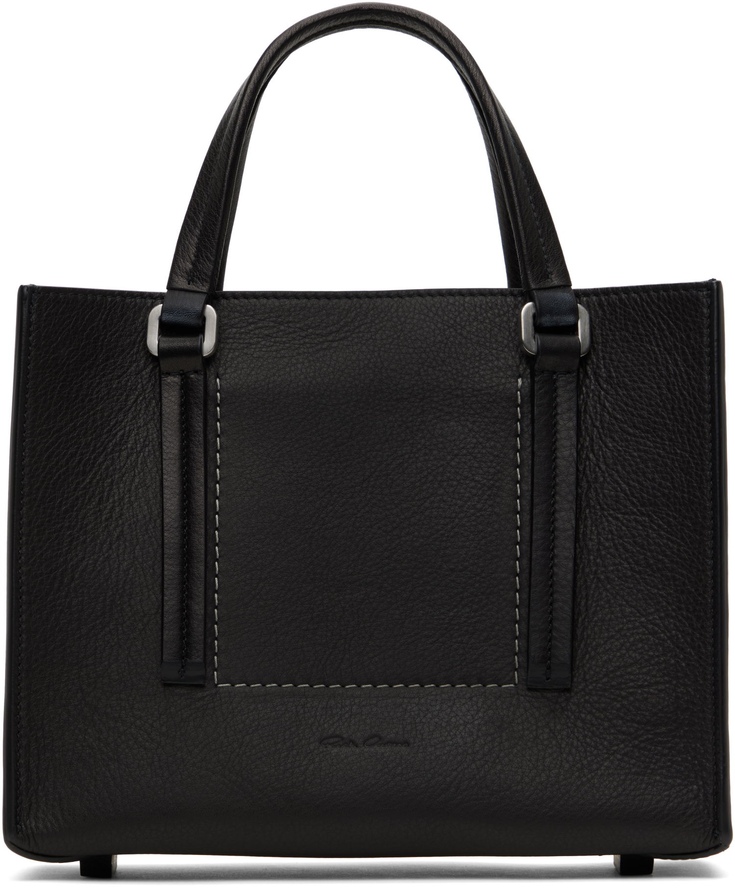 Axelväska Rick Owens Rick Owens Mini Edith Shopper Tote Svart | RA01E0652 LCN, 0
