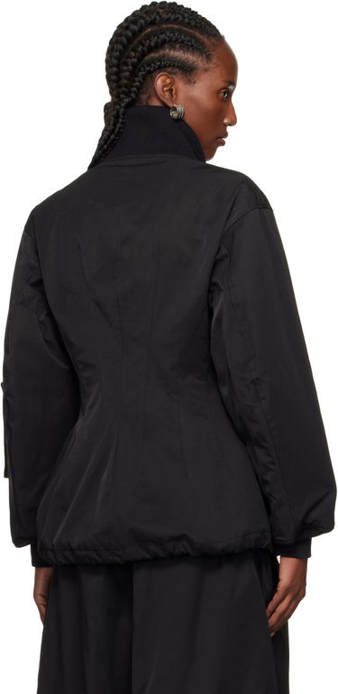 Bomberjacka Yohji Yamamoto YOHJI YAMAMOTO Twill Darts Bomber Jacket Svart | FM-J52-600, 2