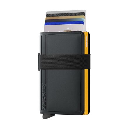 Plånbok Secrid Tpu Black-Ochre Svart | BTP-Black-Ochre