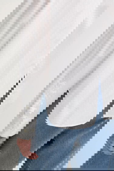 Skjorta Samsoe Samsoe Samsoe Samsoe SAATRANI Regular Fit Classic Collar Shirt Vit | F25200082, 4