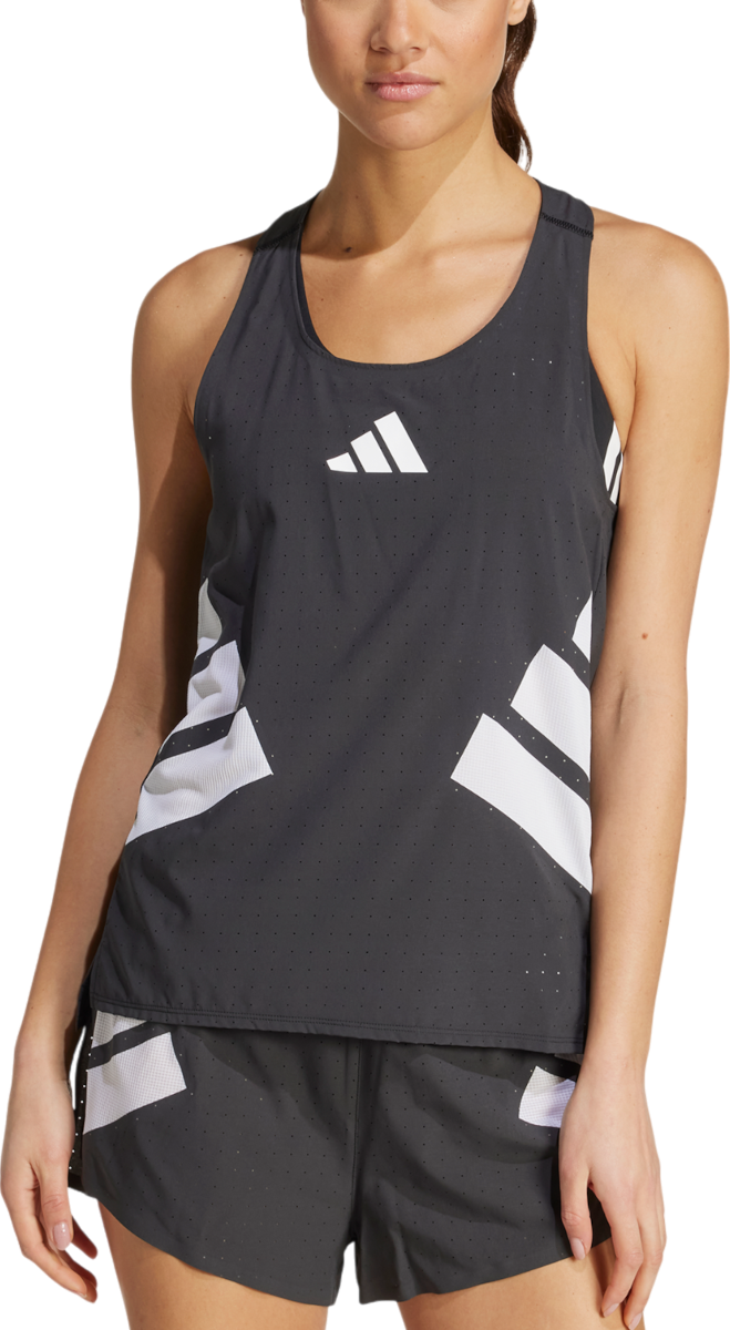 Linne adidas Performance Adizero Road to Records Tank Top Svart | jm7807