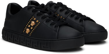 Kläder Versace Versace Studded Greca Svart | 1014460_1A13065, 3