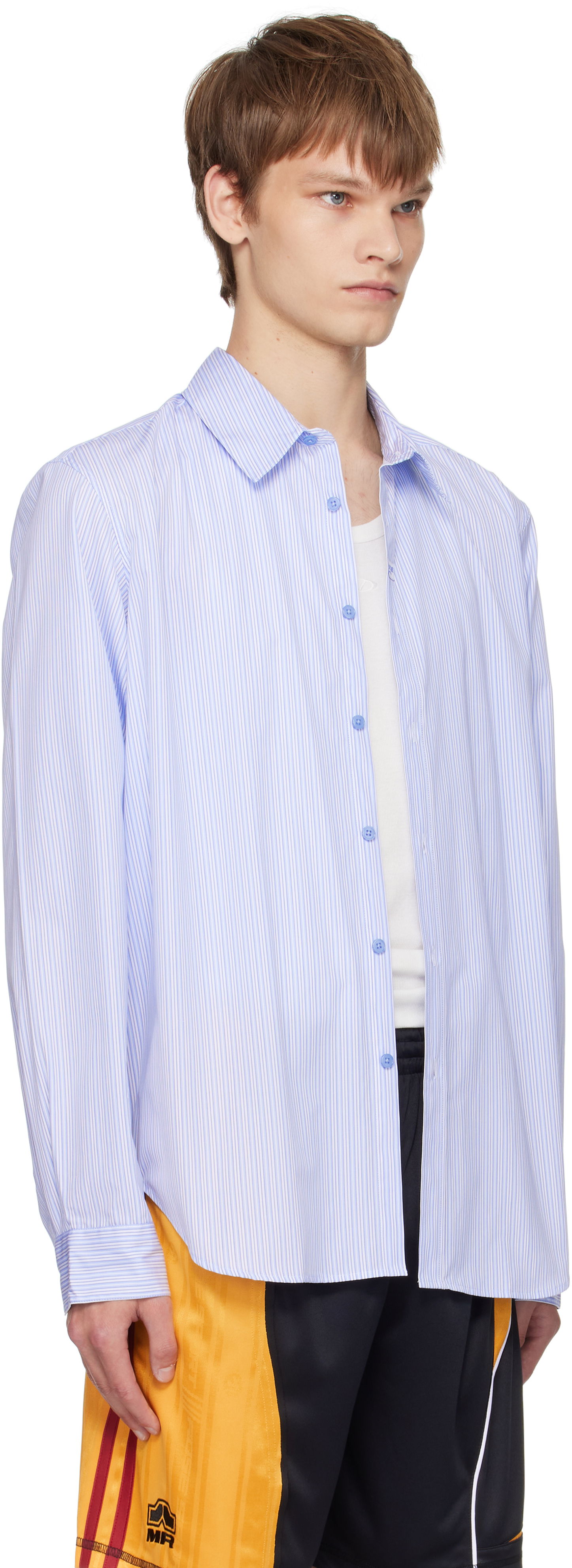 Skjorta Martine Rose Martine Rose Classic Striped Shirt Blå | 401WS18531, 1